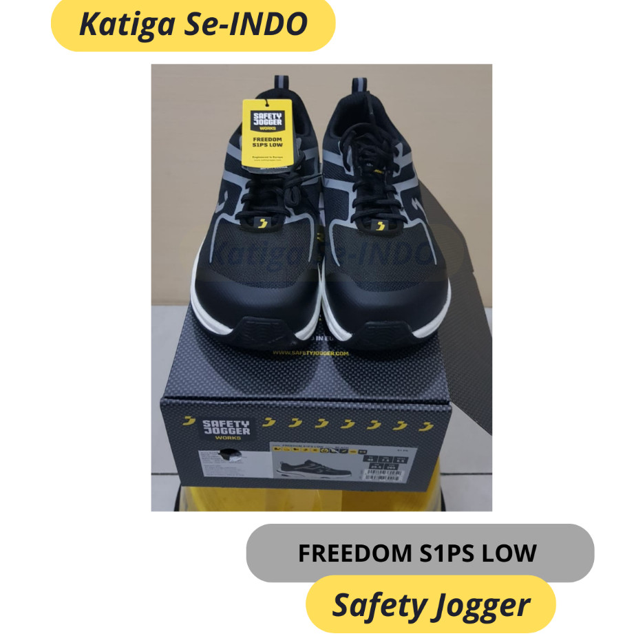 Sepatu Safety Jogger Freedom S1PS Low Kulit