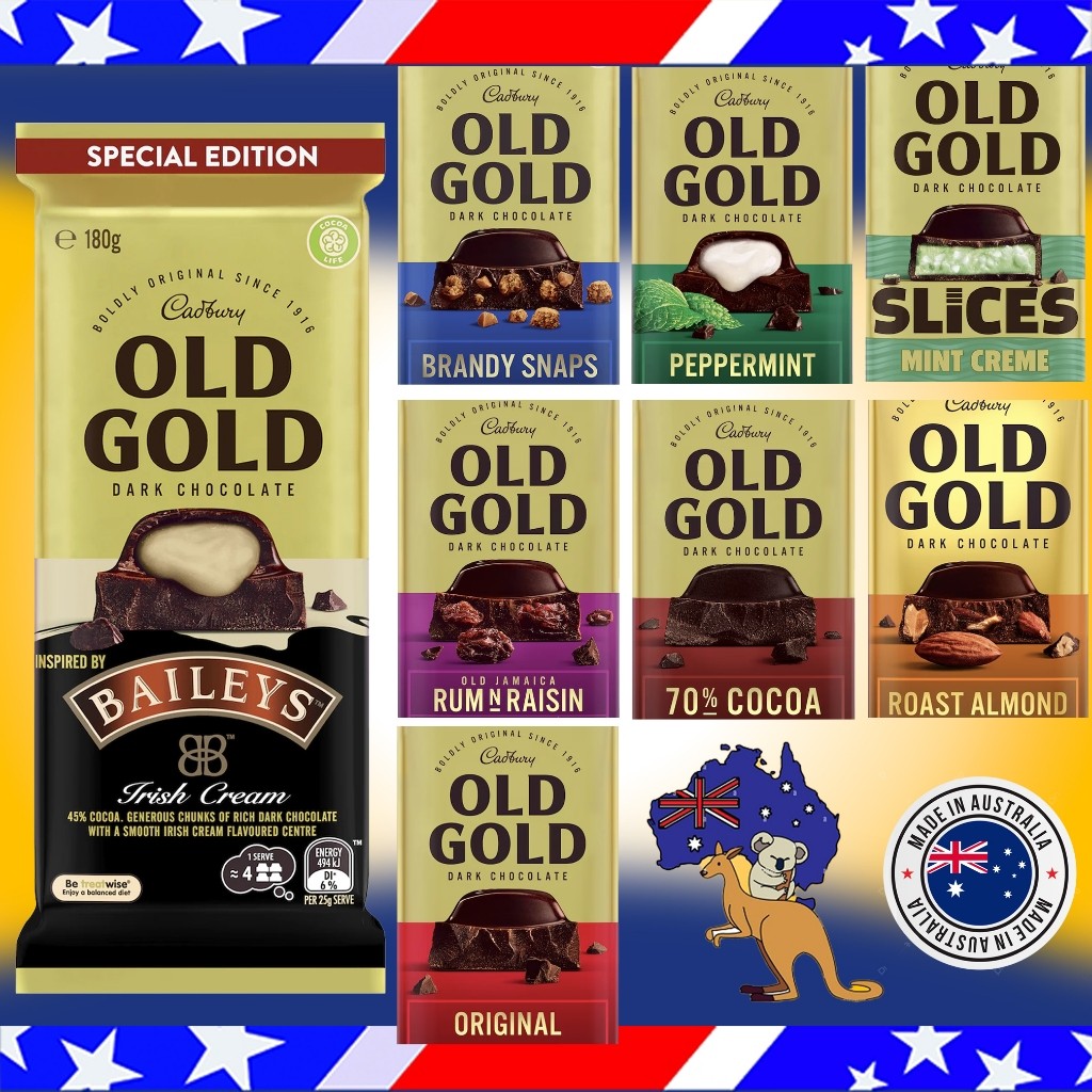 Coklat Australia Cadburry Old Gold BEST SELLER Jastip Australia Coklat Batangan