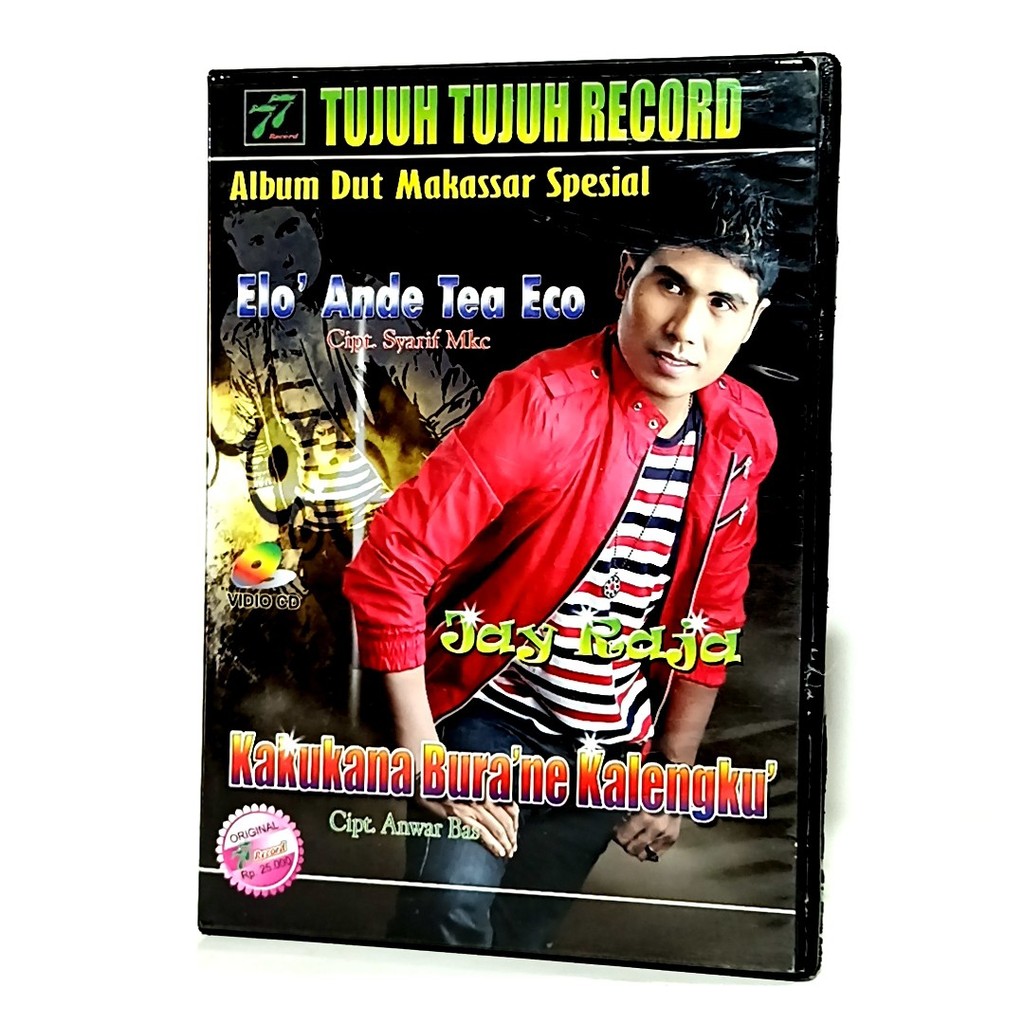 kaset CD VCD Album Dut Makassar Special Jay Raja Tujuh Tujuh Record
