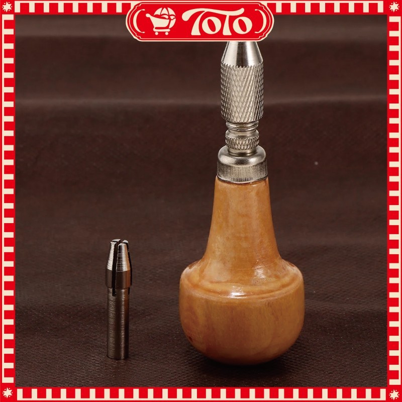 Alat Ukir Kayu TSK Kepala Pahat Logam dan Handle Kayu untuk Kerajinan Detail dan Furniture