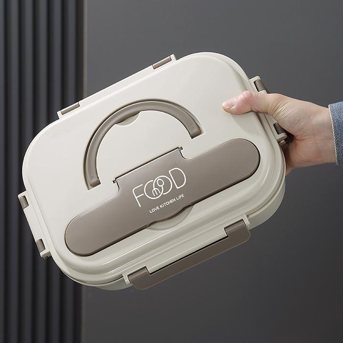 Kurnomisoft Lunch Box Kotak Makan Kotak Bekal Stainless Steel 316 Anti Tumpah - Lunch Box