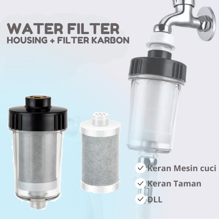 Filter Keran Air Saringan Kran Shower | Filter untuk Mesin Cuci - Menyaring Kotoran Karat dan Bau Me