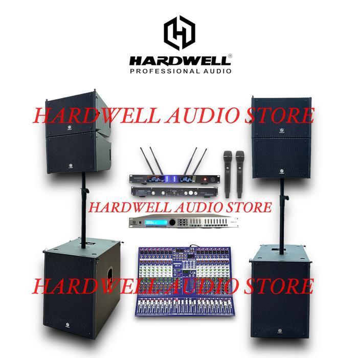 Paket Sound System Speaker Line Array Hardwell Original (PLATINUM 1)