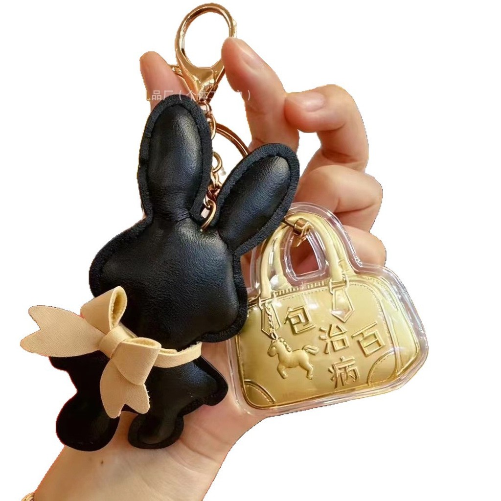 Liontin ponsel emas penuh emas 999 liontin tas gantungan kunci