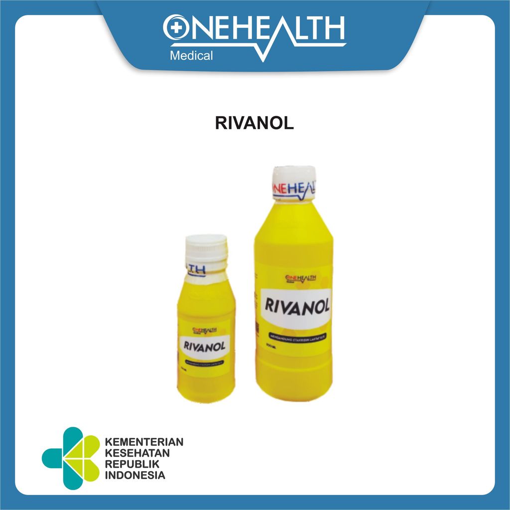 ONEHEALTH  Rivanol Antiseptik Membersihkan Luka Ukuran 100-300ml -  Satuan/Pcs