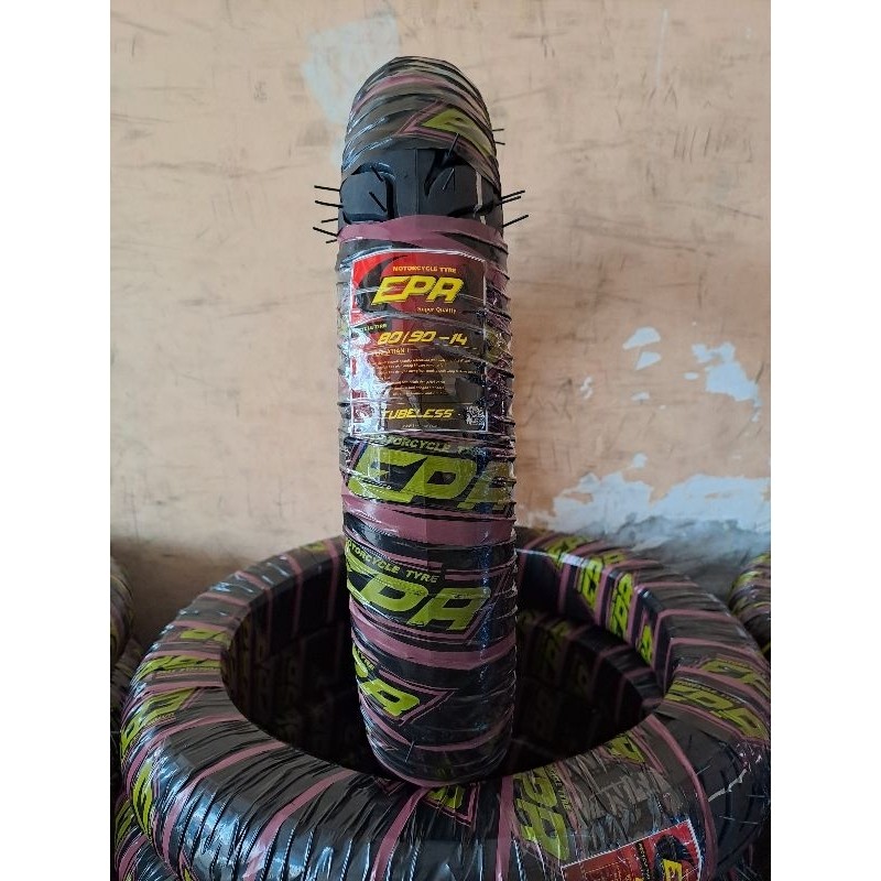 Ban Tubles Motor Matic Untuk Honda Beat Vario Mio X-ride Fino Genio Ukuran 80/90 Ring 14