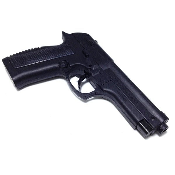 Korek Pistol 3648 Full Metal - Lighter Pistol Black - 608 Leather Machine - KOREK BARA - MANCIS PIST
