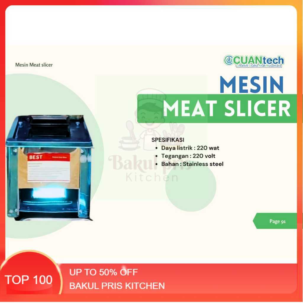 Mesin Pemotong Daging Meat Slicer CUANtech