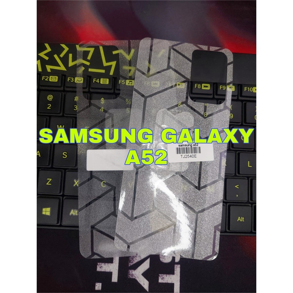 Skin Carbon SAMSUNG GALAXY A52 A52s Back Skin Transformers Anti Jamur Pelindung Belakang Handphone C