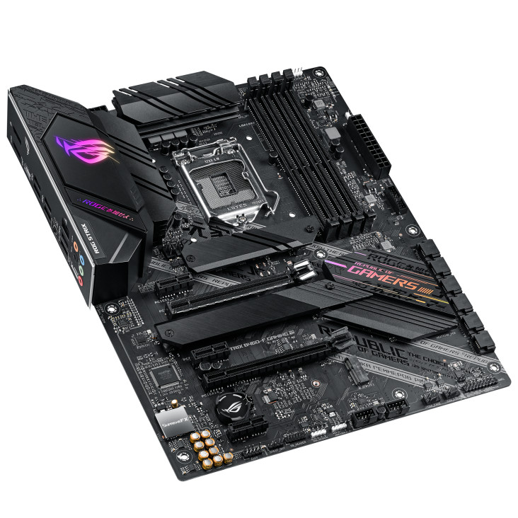 ASUS STRIX B460-F GAMING motherboard B460 placa mãe pc LGA 1200 CPU Support i5-10400 i7-10700F i9-10