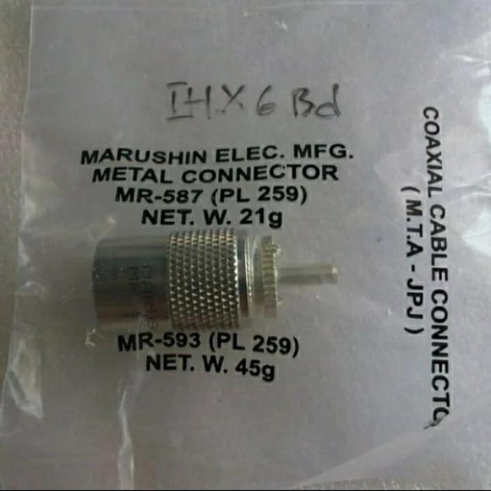 KONEKTOR RG58 PL MARUSIN CONEKTOR RG58 MARUSIN KONEKTOR PL RG58