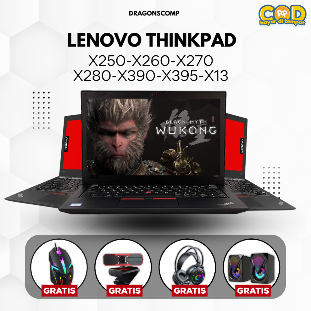 Laptop Lenovo Thinkpad X270 Lenovo Thinkpad X280 - Laptop Second Bergaransi