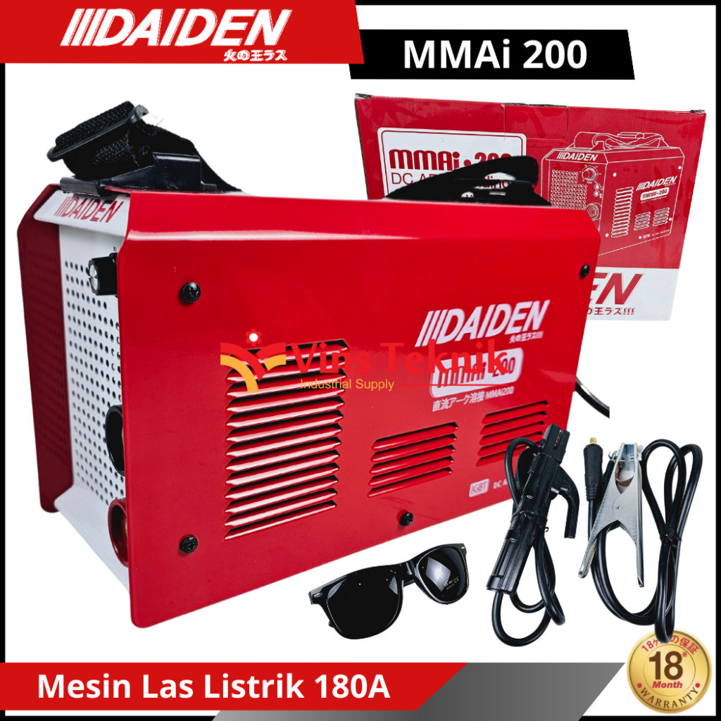 DAIDEN MMAi 200 Mesin Las Listrik 200A Travo Las Inverter Trafo Las Inverter MMAi200