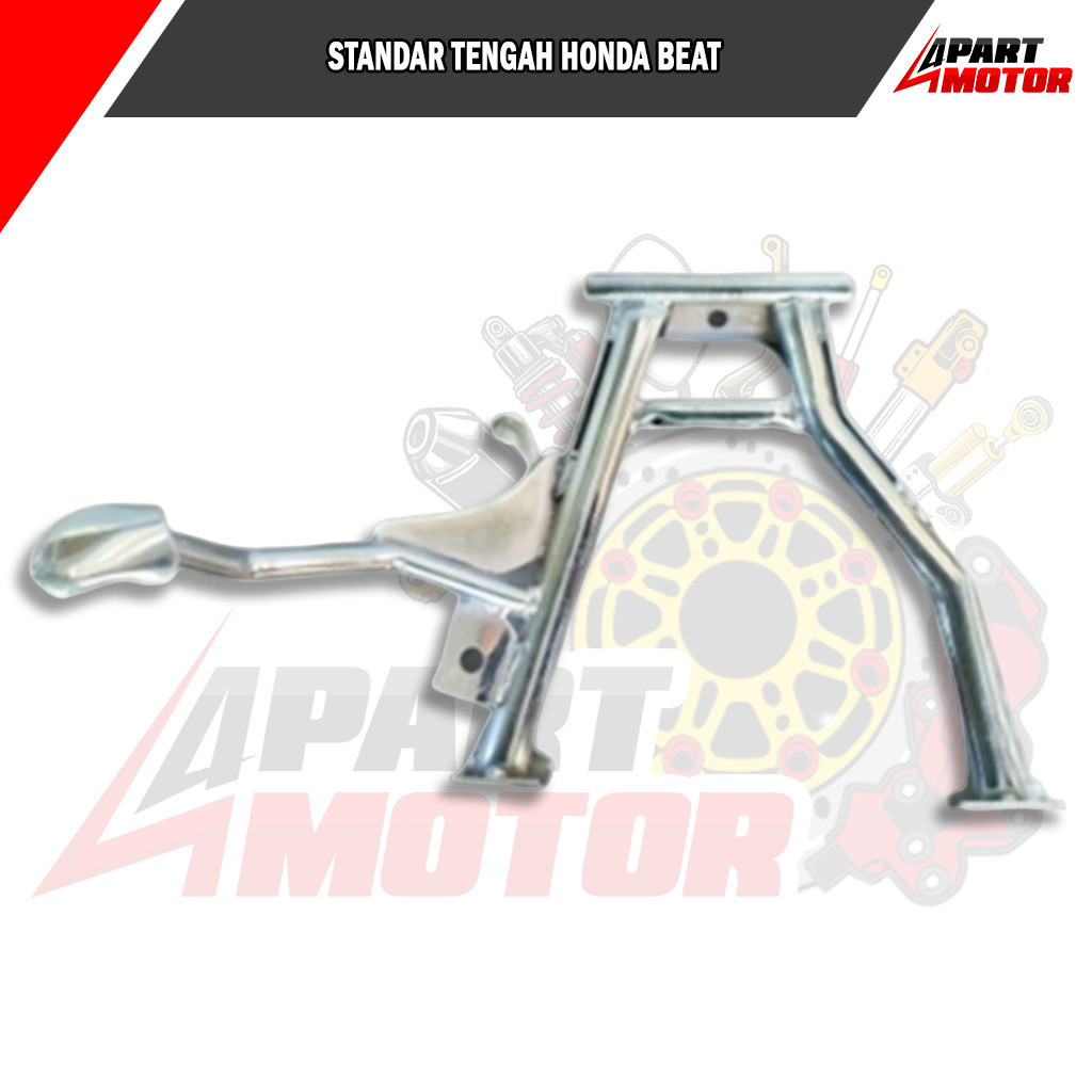 Standar Tengah Beat Fi Karbu Ring 14 - 17 Silver Chrome