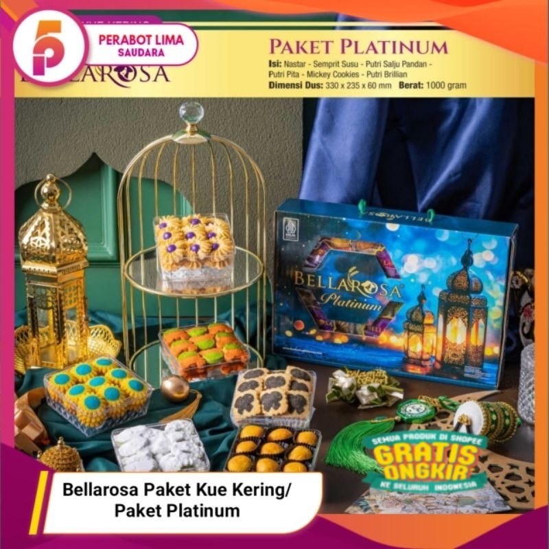 Paket Lebaran Bellarosa - Kue Kering/Hampers Lebaran Bellarosa/ Paket Bellarosa/ TERLARIS TERBARU TE