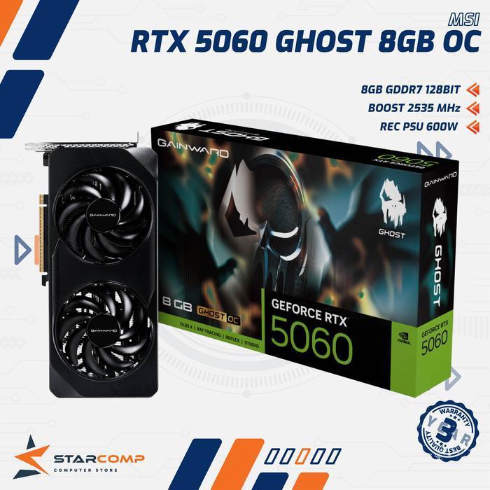 GAINWARD GeForce RTX 5060 8GB GHOST OC RTX5060