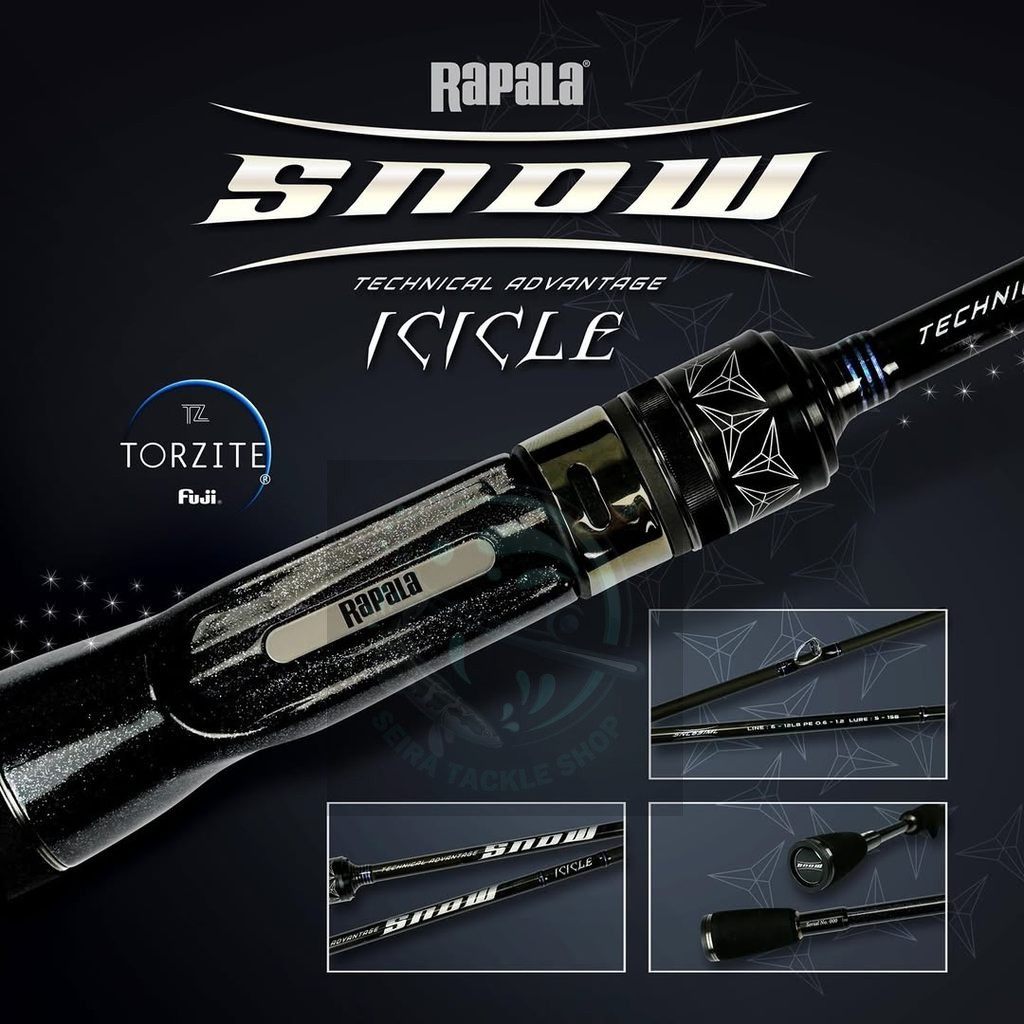 Joran BC Rapala Snow ICICLE Fuji Titanium Torzite SNC631ML