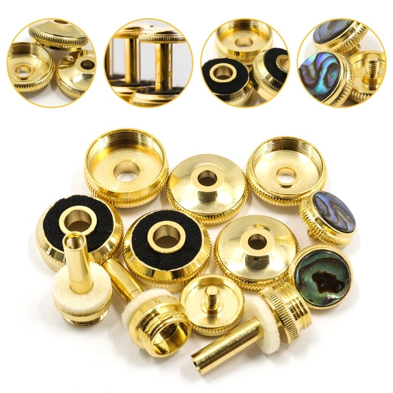 12Pcs Trumpet Cornet Buttons Trumpet Buttons Trumpet Accessories Trumpet Button Buckle Press Cover t