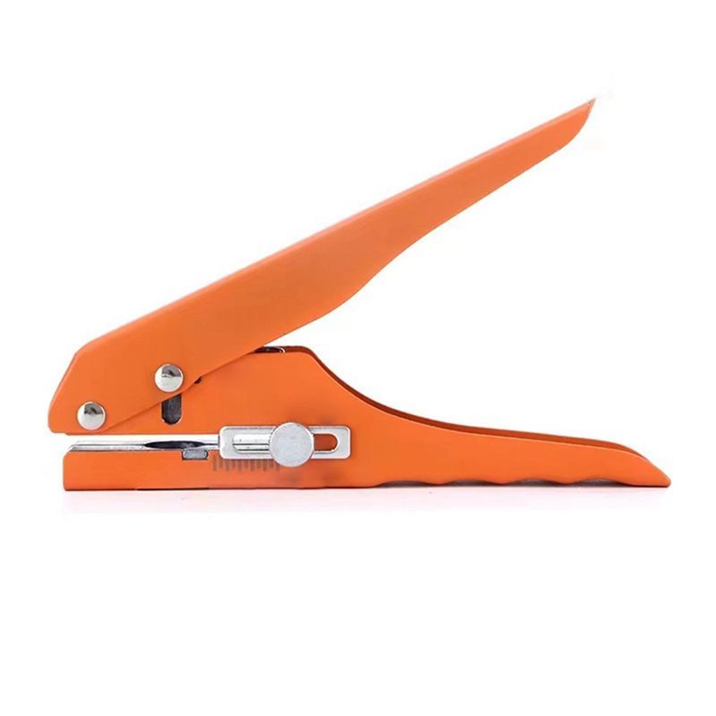 Must Have Handheld Paper Hole Punch, Edge Banng Special Punch Pliers Metal Body 15Mm