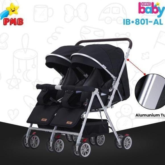 Stroller Iora PMB kembar IB801 | Stroller bayi kembar | Stroller baby twins | stroller bayi twins | 