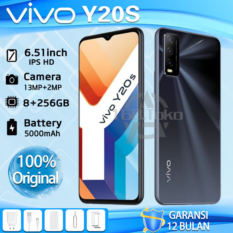 [Promosi] HP vivo  Y20S G MURAH/RAM 8/256GB 6.5-inch baterai 5000 mAh 6.51inchi sidik jari sampng sm
