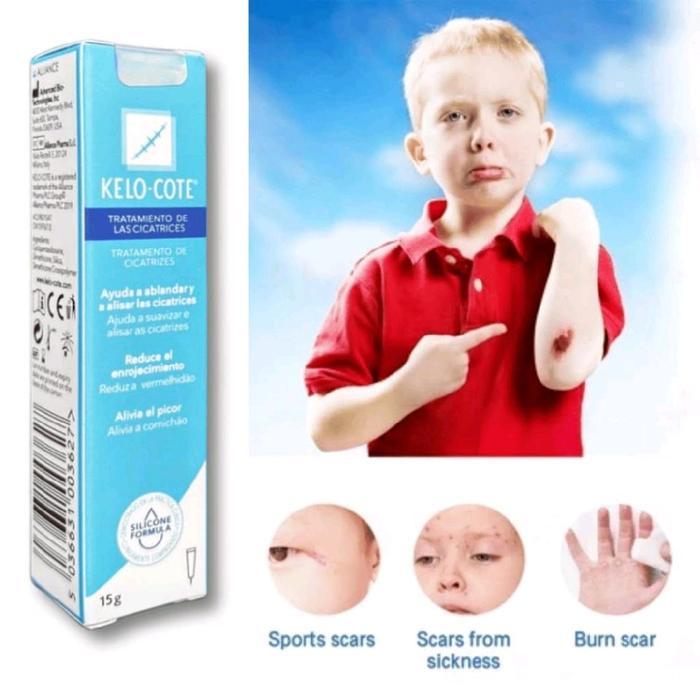 ( ORIGINAL) kelo Cote Kelocote Jerawat Luka Operasi Keloid IMPORT USA 15 gram