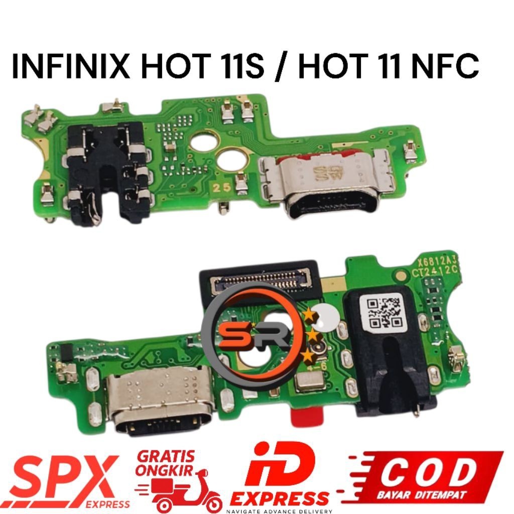 PLEXSIBEL PAPAN CAS CHARGER INFINIX HOT 11S / HOT 11 NFC FULSET IC ORIGINAL