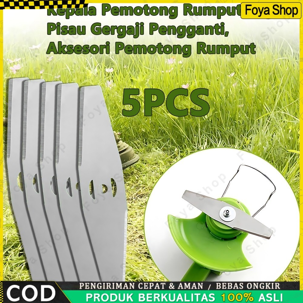 5pcs Pisau Mesin Potong Rumput 15cm Baterai Brush Cutter Blade/pisau Potong Rumput Baja/pisau Rumput