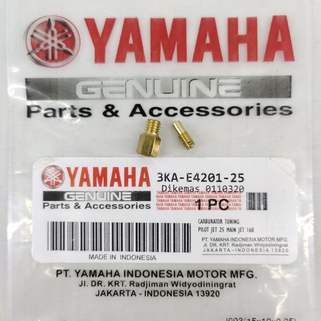Carburator Karburator Tuning Kit Pilot Jet 25 - Main Jet 160 Yamaha RXK - RXKing Original RPM1