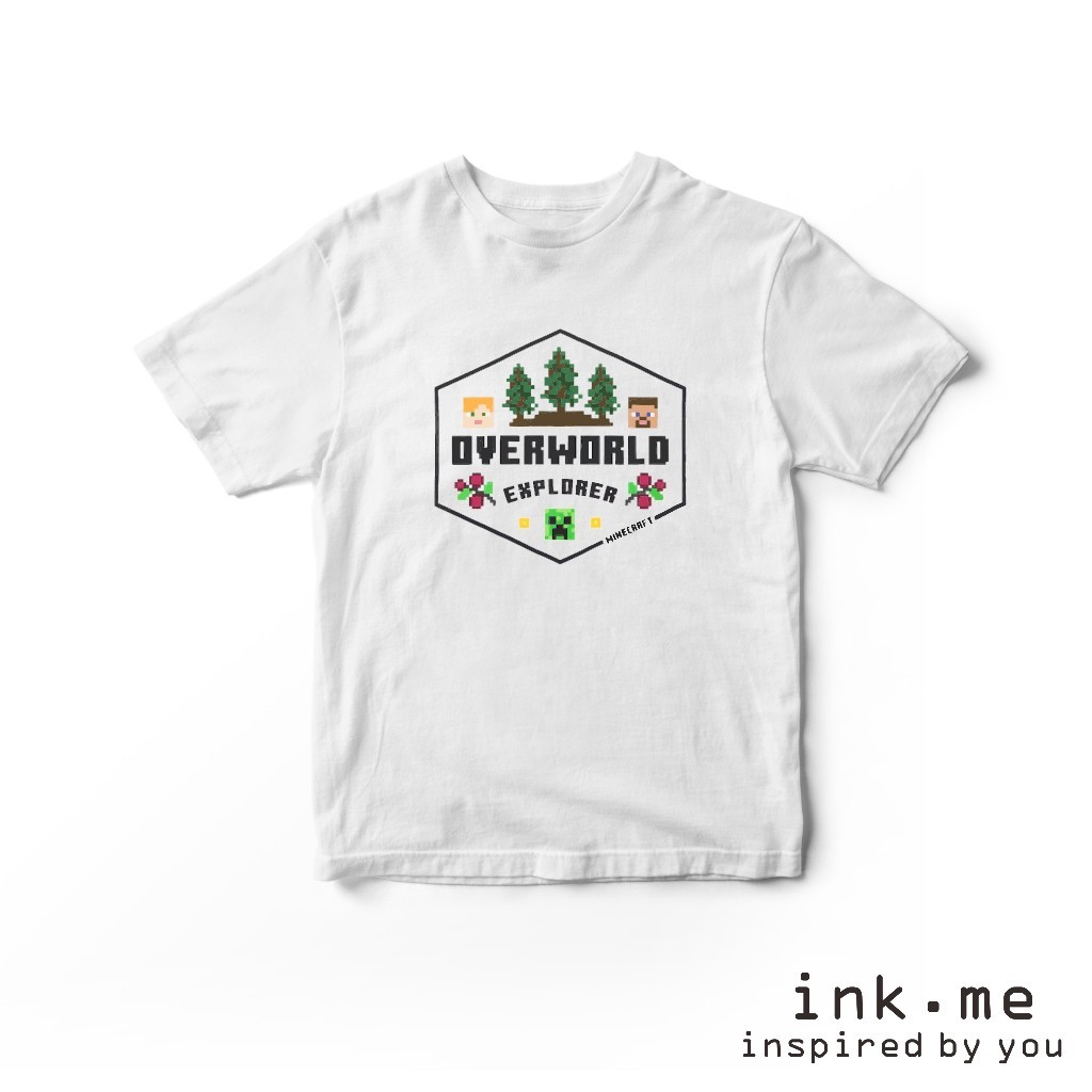 KAOS MINECRAFT UNIQLO / KAOS ANAK UNIQLO / KAOS ANAK MINECRAFT