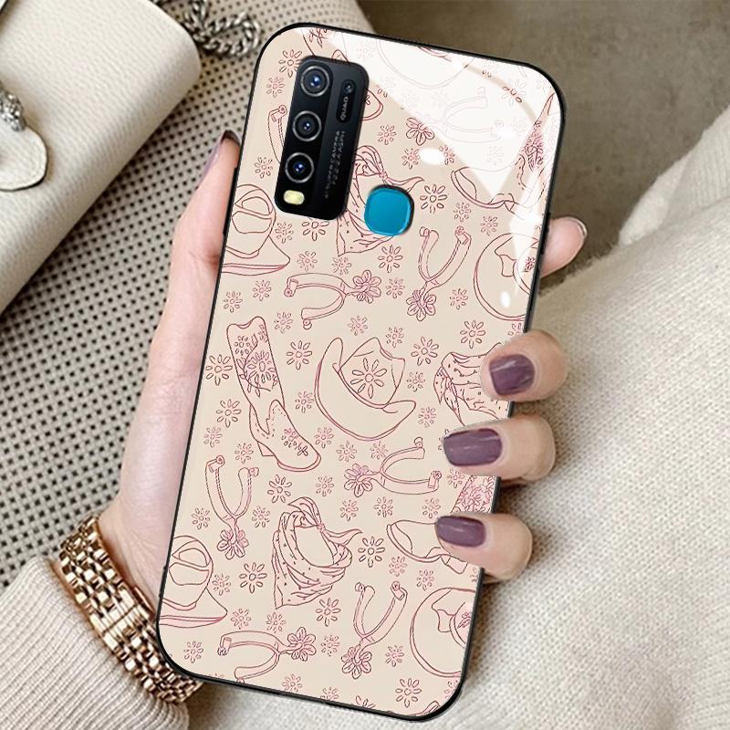 Case vivo Y30 4G Y30i 5G Y31 2021 Y33 Y33e Y33s Y33t Y35 Y36 Y3s 2020 Y1s Tempered Glass Cantik Sepa