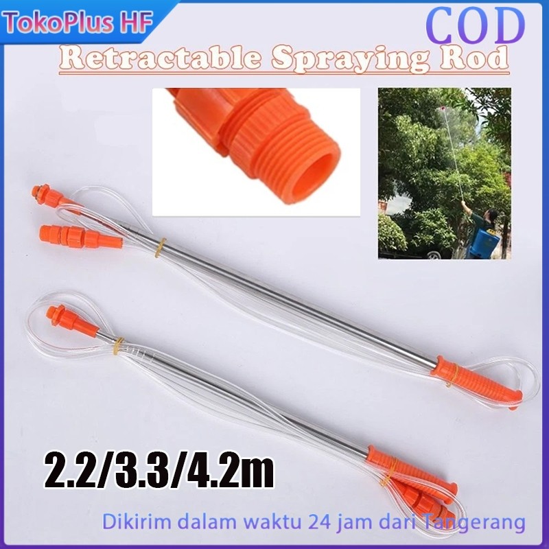 Stik Teleskopik Sprayer Panjang Stik Sprayer Antena 2.2 Meter/ 3.3 Meter/ 4.2 Meter Stik Semprotan H