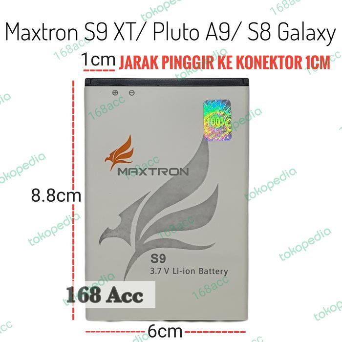 NetGadget Baterai Batre Maxtron Pluto A9 S9 XT Batere Hp S8 2020 Galaxy Original