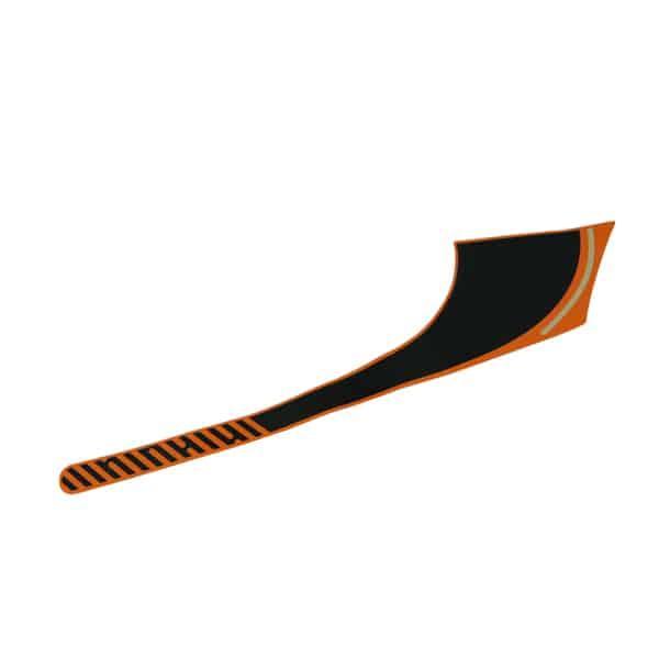 Sticker Body Samping Bawah Kiri Type 1 Honda Scoopy K2F 86642K2FN60ZB - Hitam, Oranye, Sticker Body