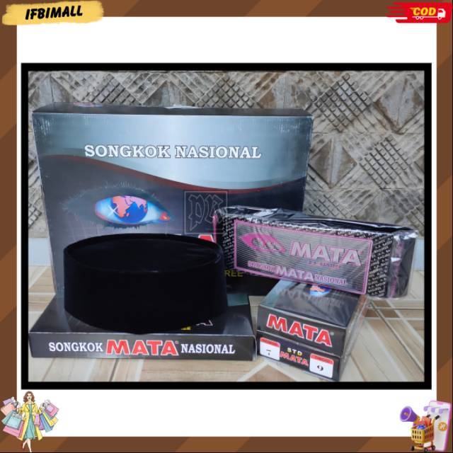 Terlaris Songkok Nasional Mata / Peci Nasional Cap Mata