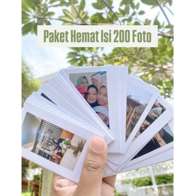 PROMOCetak Foto Polaroid 2R Foto Isi 200 Foto | Saturn Studio Kertas Foto dan Roll Film