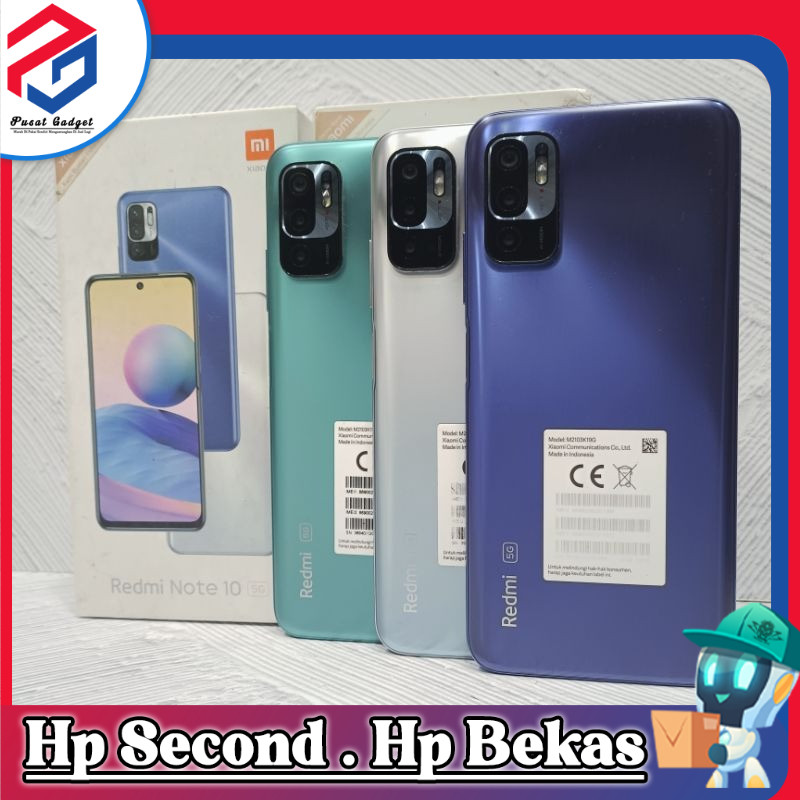Xiaomi Redmi Note 10 5G Ram 4/128GB | Ram 8/128GB Second Pusat Gadget