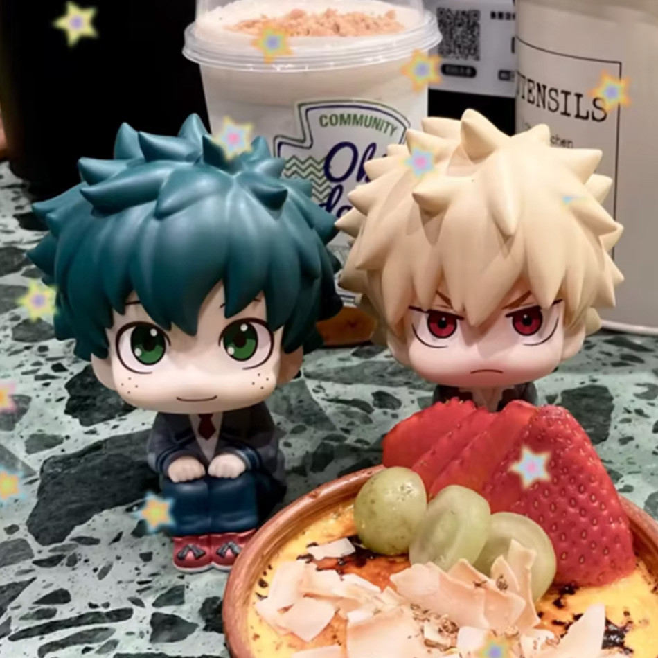 Anime Nendoroid Figures Collectible Model Toys Bakugou Katsuki Midoriya Izuku Todoroki Shoto Toga Hi