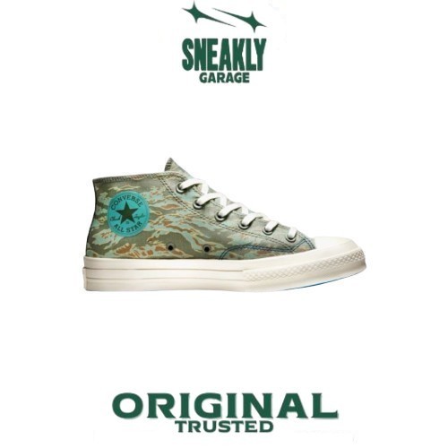 Sepatu Converse Chuck 70s Undefeated Mid Camo  Sneakers Unisex