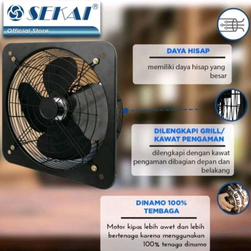 SEKAI INDUSTRIAL EXHAUST FAN 14 INCH IME 1493NS