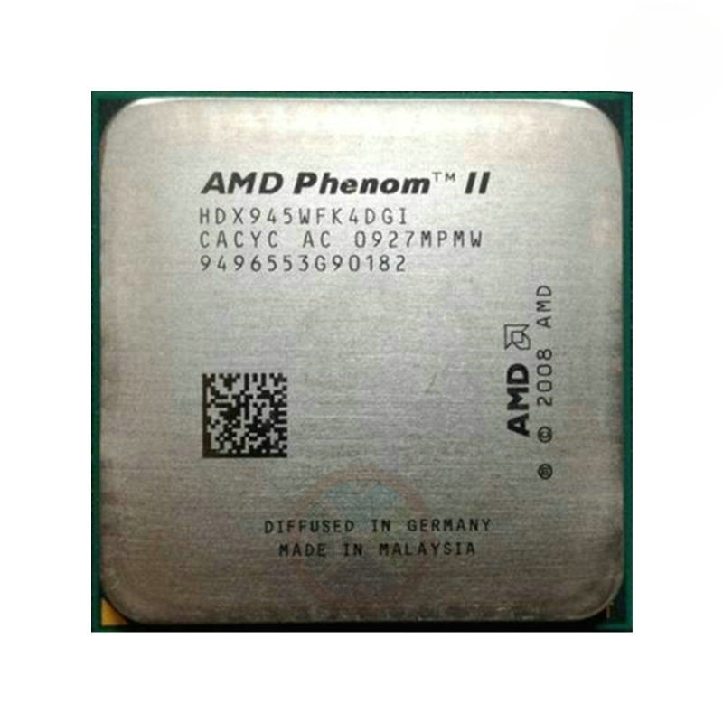 AMD Phenom II X4 945 95W 30GHz QuadCore CPU Processor HDX945WFK4DGM HDX945WFK4DGI Socket AM3