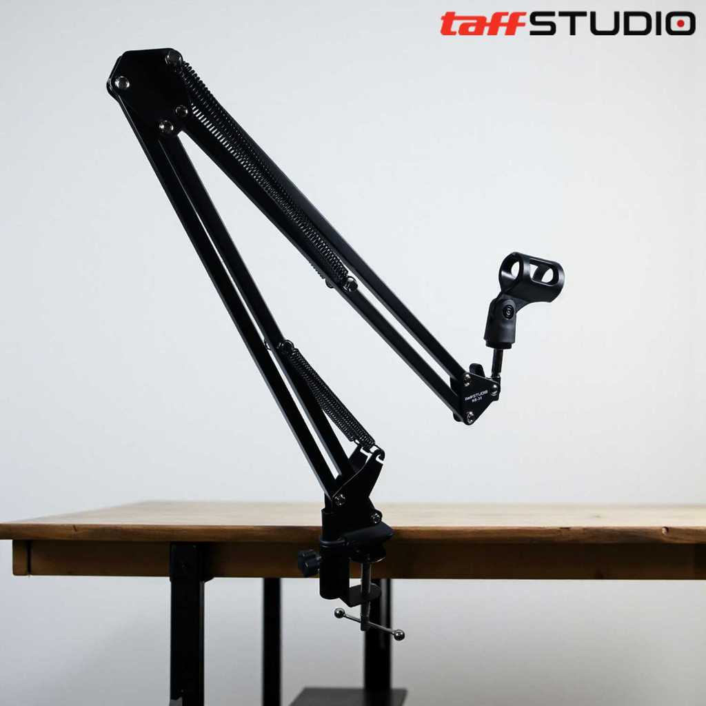 XC - TaffSTUDIO Boom Arm Stand Suspensi Mikrofon Scissor Desk Clamp - NB-35