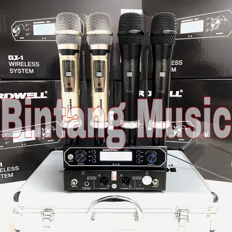 Mic Wireless Hardwell CLX1 Original Clx 1 hardwell clx 1 handheld
