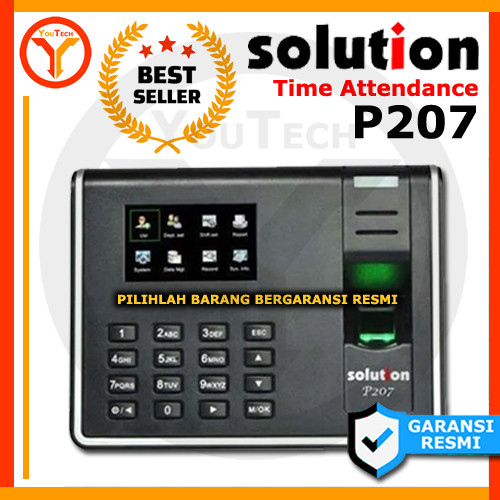 Solution P207 - Mesin Absensi Solution P207 - Fingerprint Solution P 207