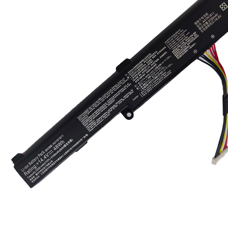 144V 48Wh Laptop Notebook Battery A41N1611 For ASUS ROG GL553 GL553VD GL553VE GL553VW Series A41LK5H