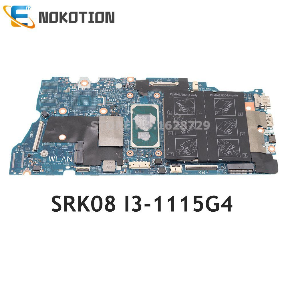19860-1 For DELL 14 7506 7306 5406 7706 2-in-1 03NRG2 -03NRG2  03NRG2 Laptop Motherboard SRK08 I3-11
