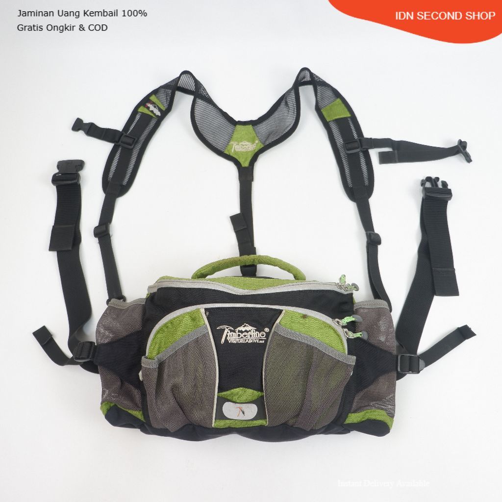 TIMBERLINE New Iceberger 10L Convertible Lumbar Pack / 2-in-1 Waist Bag & Mini Backpack - Preloved