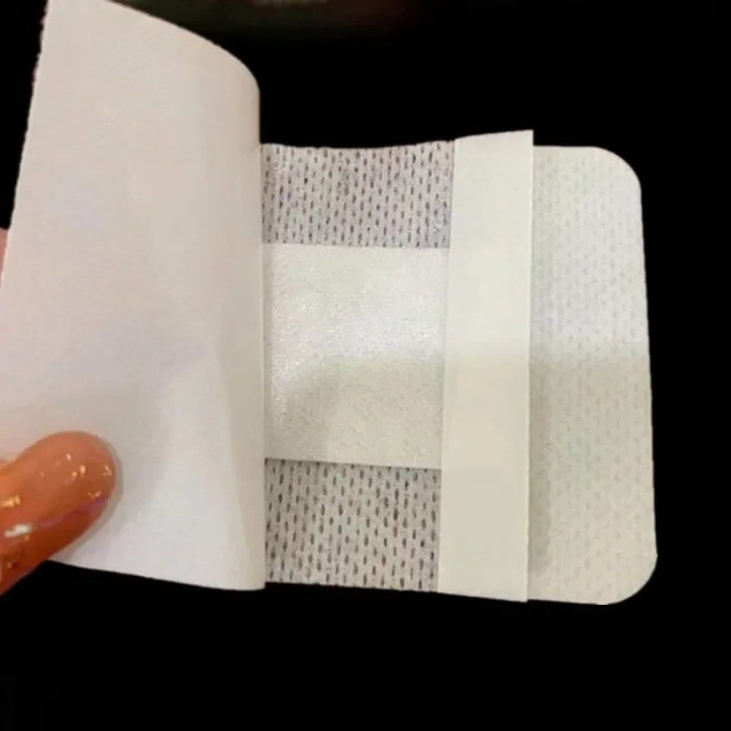 10pcs/set Non-woven Mecal Adhesive Hemostasis Plaster Wound Dressing Band Aid sposable Waterproof Br