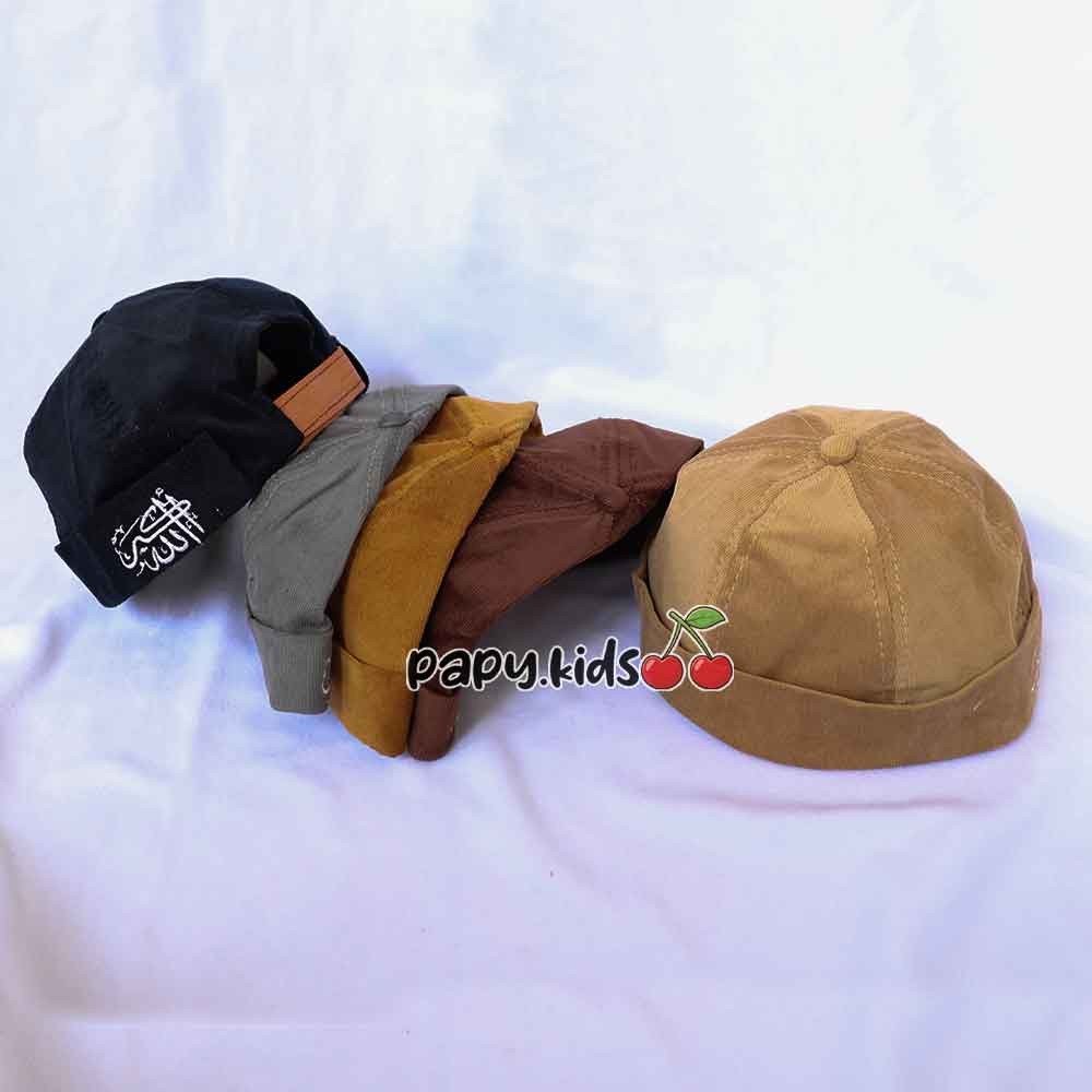 Miki Hat Kaligrafi Corduroy Premium LMH1 / Peci Miki hat bordil / Peci Uas