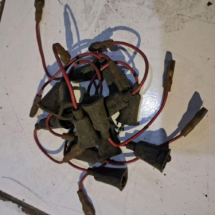 PCS kabel koil merah vespa super sprint vbb ASLI nos cakep